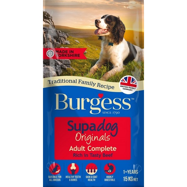 Burgess Adult Dog Beef 15kg - Main Image