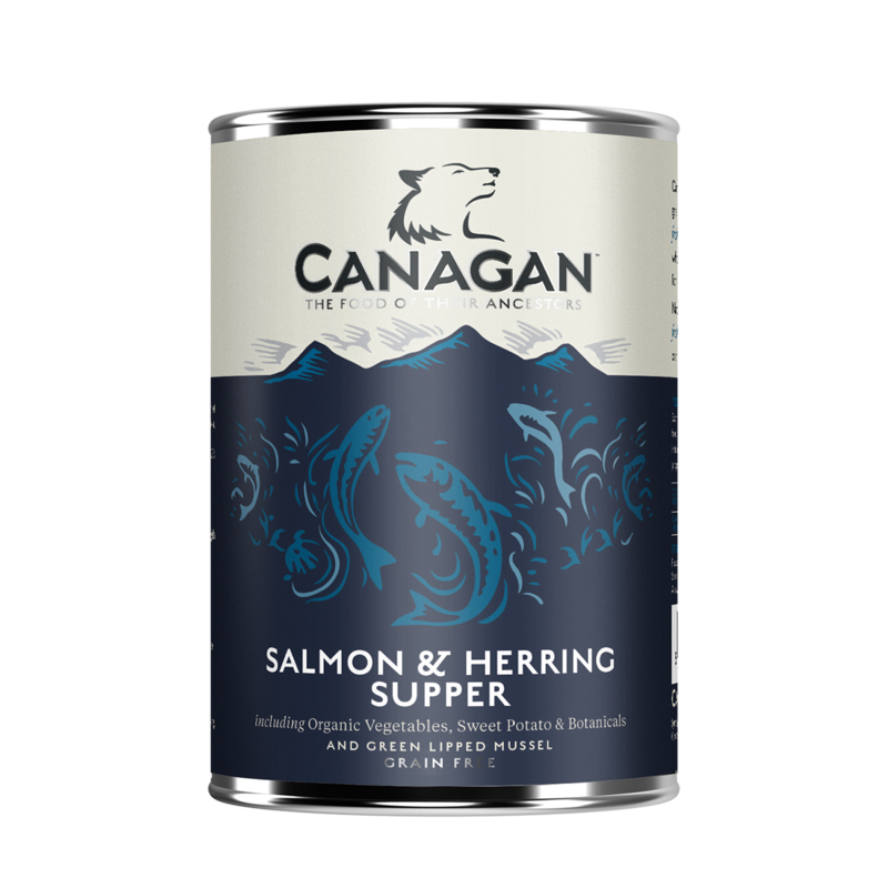 Canagan Salmon & Herring Supper Wet Dog Food 6 x 400g Cans at Yourpet