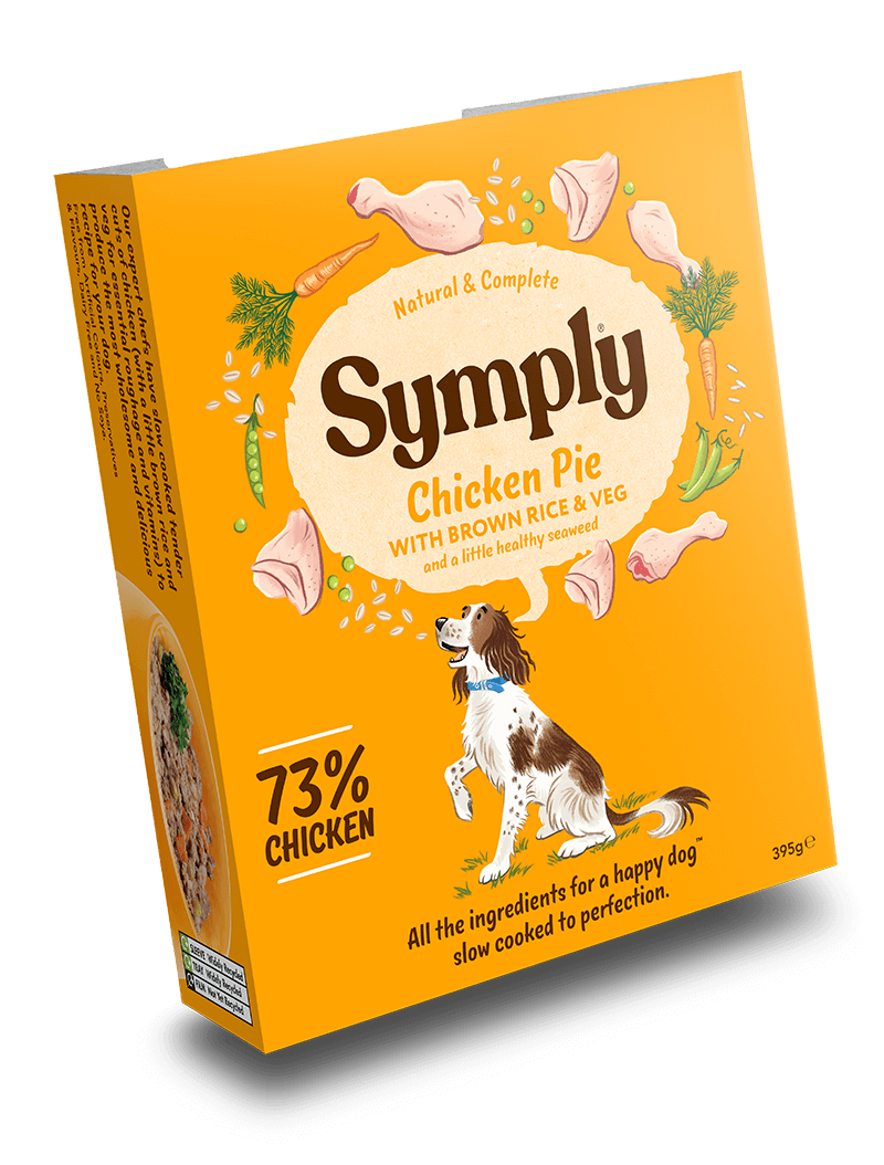 Symply Chicken Pie For Adult Dogs 7 x 395g Wet Trays