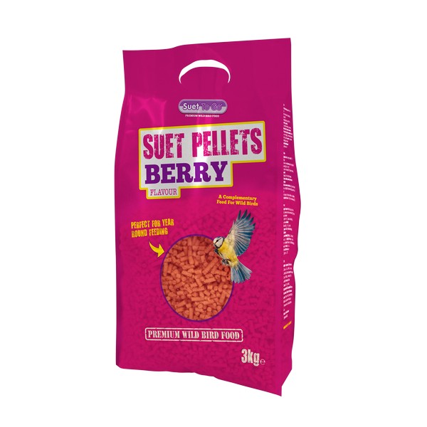 Suet to Go Suet Pellets Berry 3kg Bag