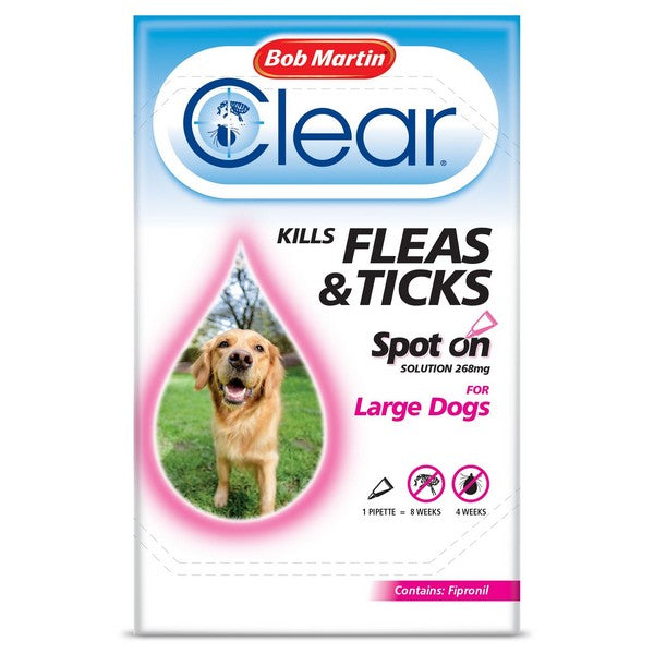 BM Clear Flea Clear Spot On for Large Dogs (1 Pipette)