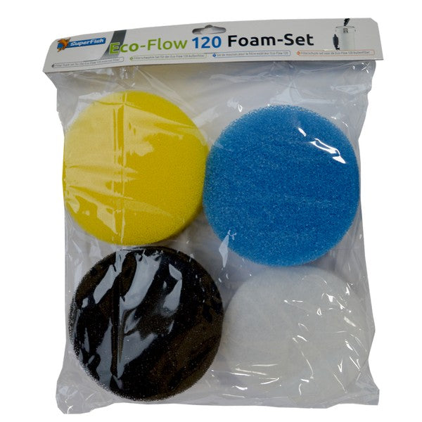 SuperFish Eco-Flow 120 Filter Foam Set