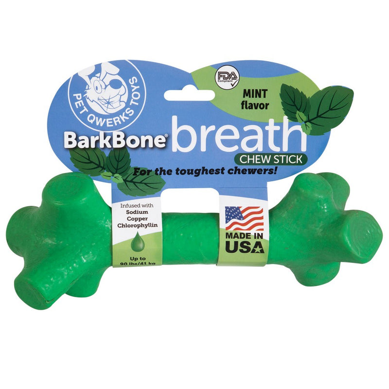 Pet Qwerks Mint Stick BarkBone Nylon Dog Chew Toy X Large