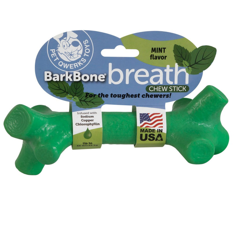 Pet Qwerks Mint Stick BarkBone Nylon Dog Chew Toy Large