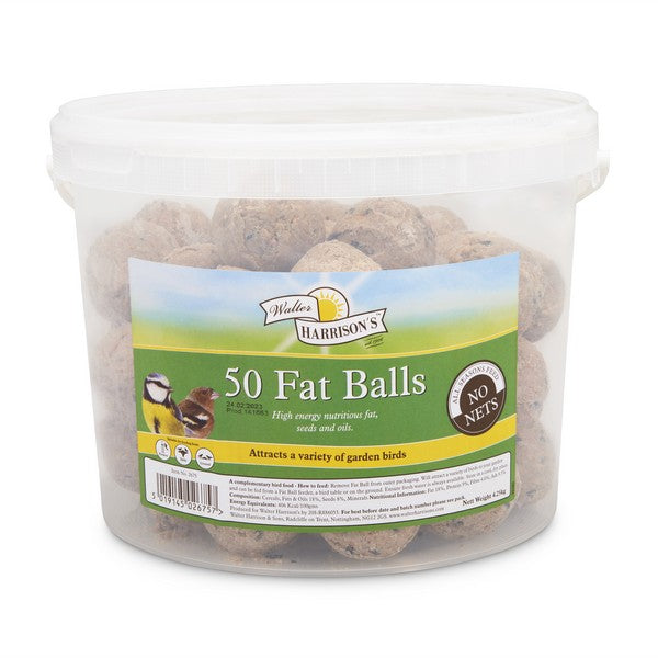 Harrisons Energy Boost Fat Balls 50 Tub (No Nets) 85g