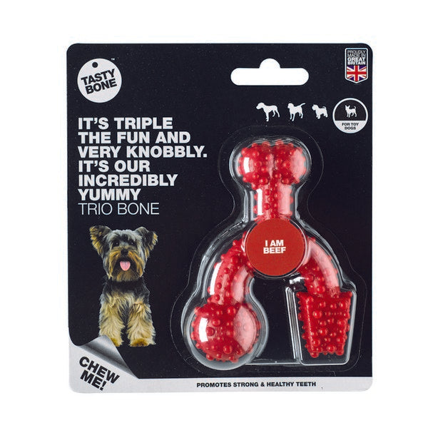 TastyBone Nylon Beef Trio Toy Dog