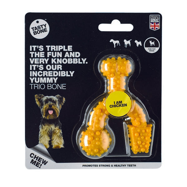 TastyBone Nylon Chicken Trio Toy Dog