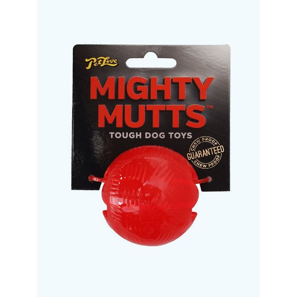 Pet Love Mighty Mutts Rubber Ball Small