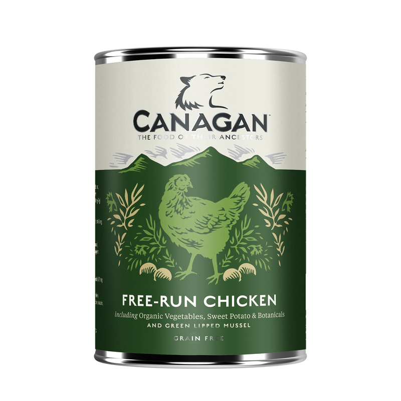 Canagan Free Run Chicken Wet Dog Food 6 x 400g Cans