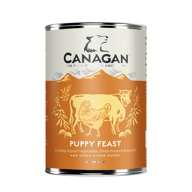 Canagan Puppy Feast Wet Dog Food 6 x 400g Cans