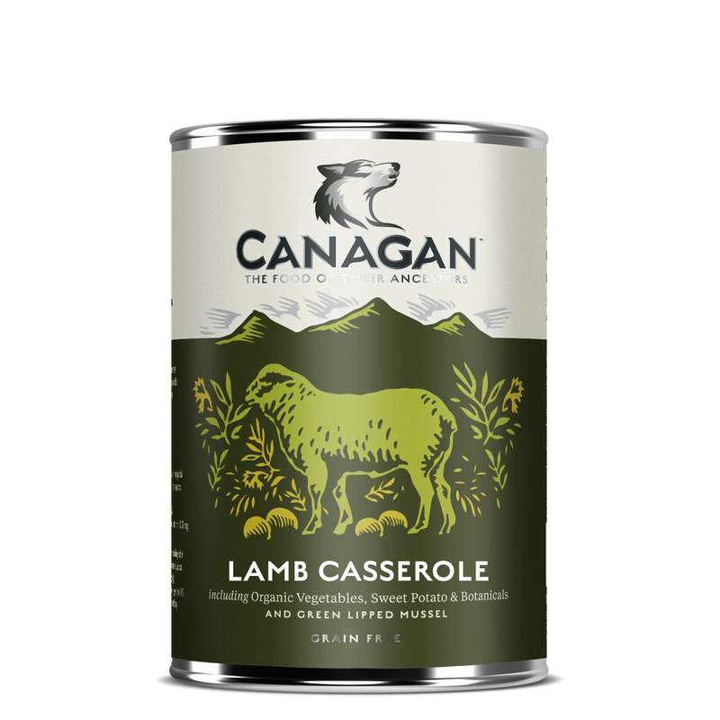 Canagan Lamb Casserole Wet Dog Food 6 x 400g Cans