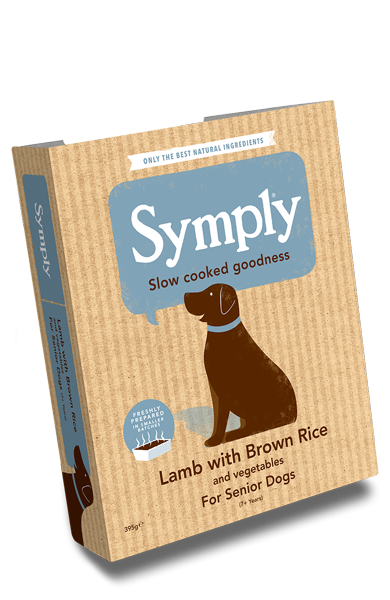 Symply Lamb with Brown Rice For Senior Dogs 7 x 395g Wet Trays