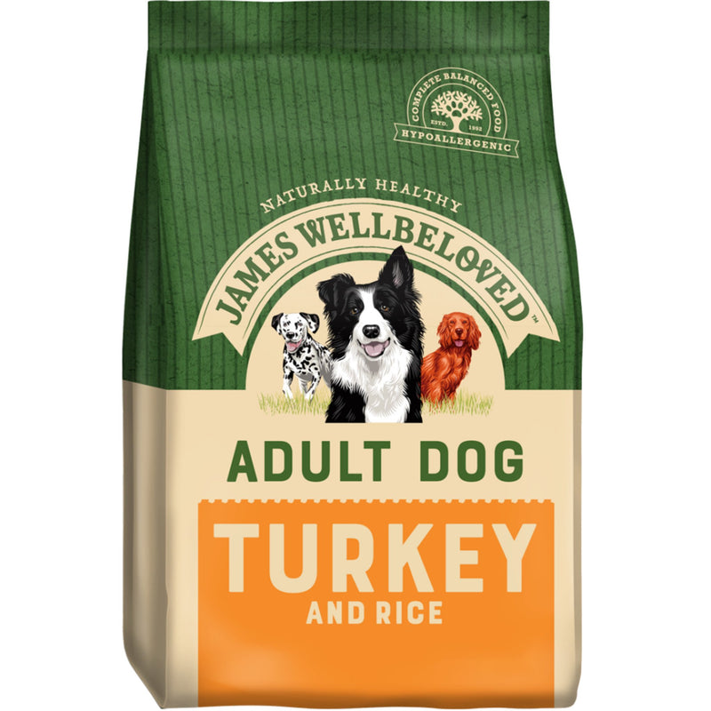 James Wellbeloved Complete Adult Turkey and Rice 15kg